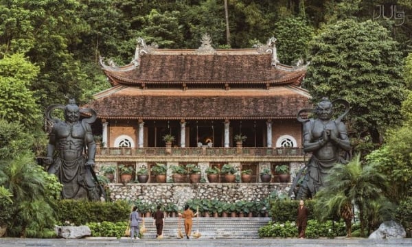 Ngôi chùa xanh mát thanh tịnh, quanh năm đẹp như chốn thần tiên ở Hà Nam