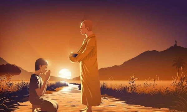 'Tri ân nhân duyên đã giúp con được học Phật pháp!'