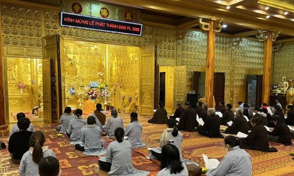 Chùa Vạn Phật trang nghiêm tổ chức kỷ niệm ngày Phật Thành đạo PL.2566-DL.2022