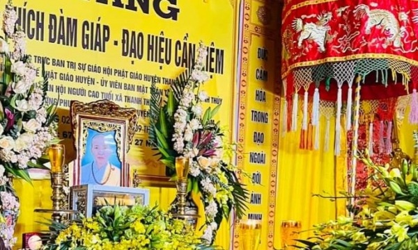Hà Nam: Ni sư Thích Đàm Giáp viên tịch 
