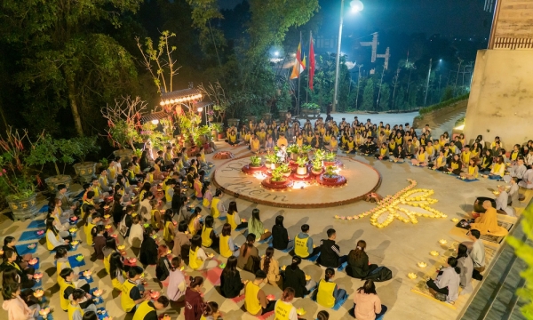 Khoá tu sinh viên “sống trách nhiệm” tại chùa Cây Thị 