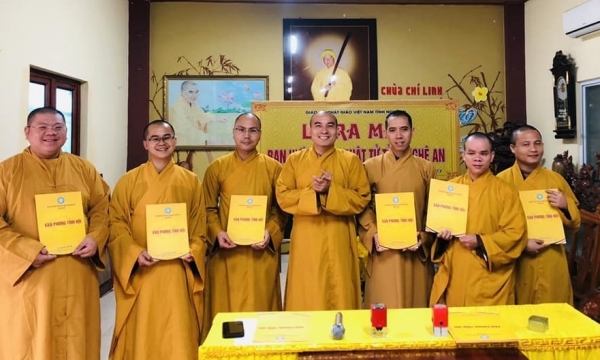 Nghệ An: Ra mắt nhân sự Ban Hướng dẫn Phật tử GHPGVN tỉnh nhiệm kỳ III