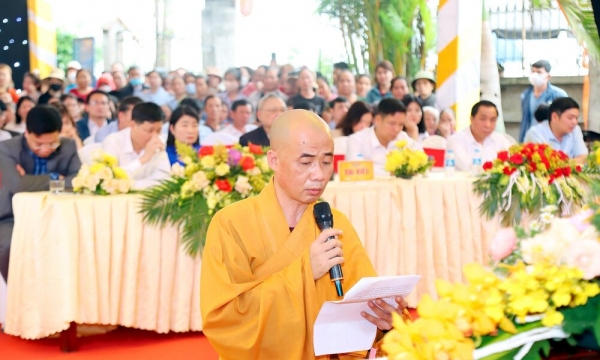 Thanh Hoá: Lễ công bố quyết định bổ nhiệm trụ trì chùa Hà Lương