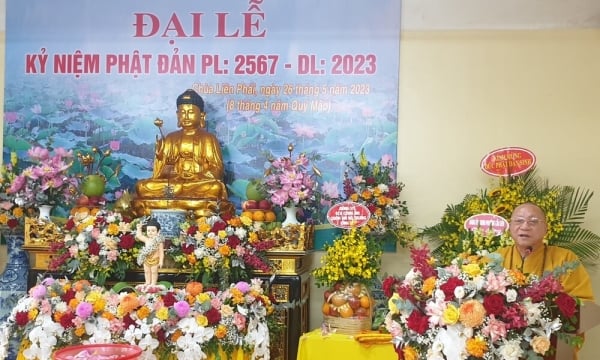 Chùa Liên Phái trang nghiêm tổ chức Đại lễ Phật đản