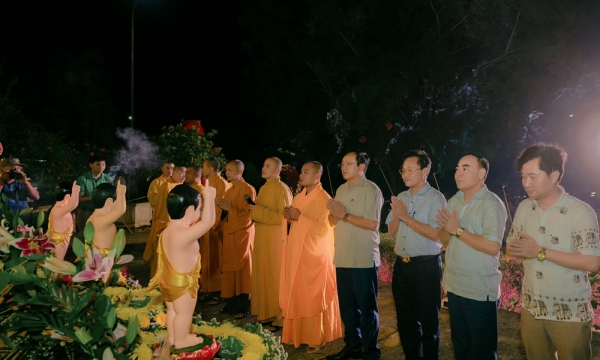 BTS GHPGVN huyện Nam Đàn tổ chức Phật đản tại chùa Vĩnh Phúc 