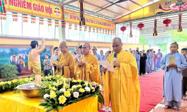 Phật giáo huyện Quế Phong trang nghiêm tổ chức Đại lễ Phật đản PL.2567
