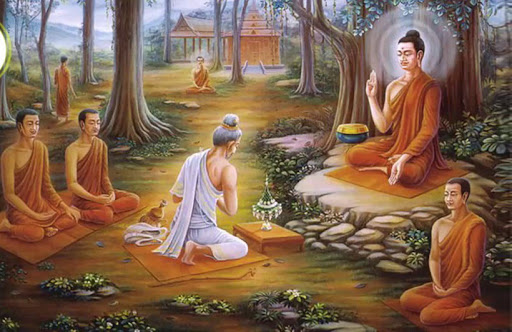 Những cư sĩ đầu tiên theo đạo Phật