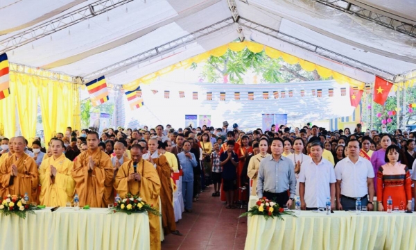 Vĩnh Phúc: BTS GHPGVN huyện Bình Xuyên trang nghiêm tổ chức Đại lễ Phật đản