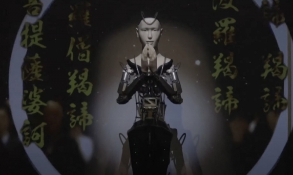 'Nhà sư' robot gây chú ý ở Nhật Bản