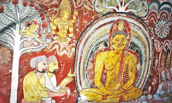 Ngôi chùa vàng nằm trong hang động nổi tiếng nhất Sri Lanka