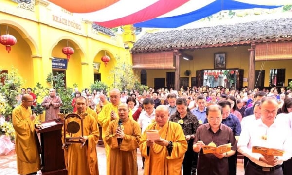 Ban Trị sự GHPGVN tỉnh Cao Bằng long trọng tổ chức Đại lễ Phật Đản PL.2568