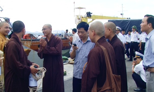 Khánh Hòa: Cử 3 Đại đức trụ trì các chùa tại Trường Sa