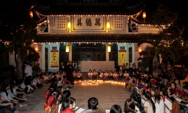 Khánh Hòa: Chùa Kỳ Viên Trung Nghĩa hưởng ứng “Giờ Trái Đất” năm 2014