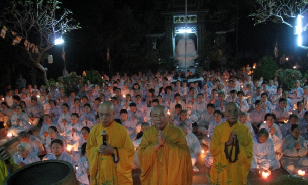 Khánh Hòa: Chùa Thanh Hải, Linh Thứu, Linh Quang lễ Vía đức Phật A Di Đà