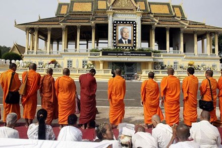Campuchia: Công bố tuần quốc tang thứ 2 cựu Hoàng Sihanouk