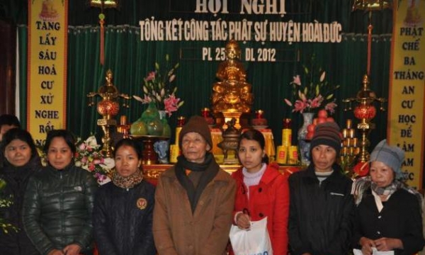 Hà Nội: Huyện Hoài Đức tổng kết Phật sự năm 2012