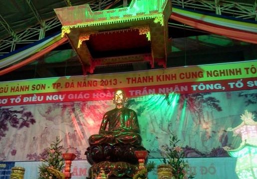 Đà Nẵng: Cung rước Tôn tượng Phật Hoàng Trần Nhân Tông 