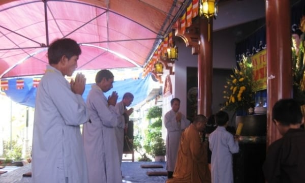 Quảng Nam: Khóa tu niệm Phật thứ 15 và lễ vía Quán Âm Bách danh lễ