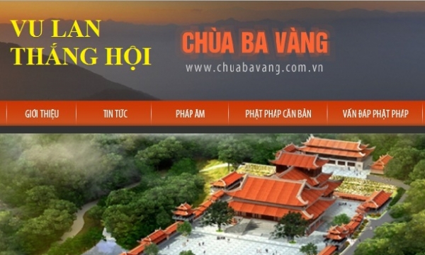 Quảng Ninh: Thông báo chương trình Vu lan chùa Ba Vàng