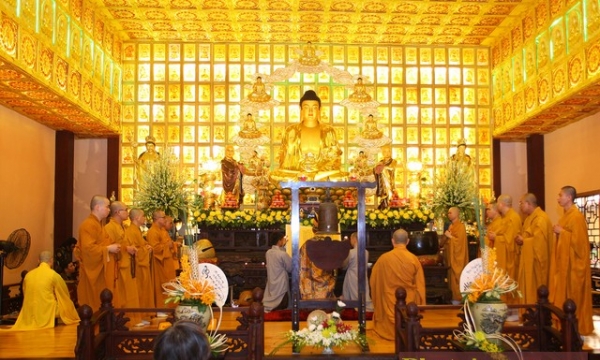 Tp.HCM: Chùa Từ Quang, ngày đầu Pháp hội niệm Phật cầu siêu sản nạn, thai nhi