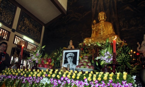 Lễ dâng hương tưởng niệm Đại tướng Võ Nguyên Giáp tại Thiền viện Trúc Lâm Sùng Phúc