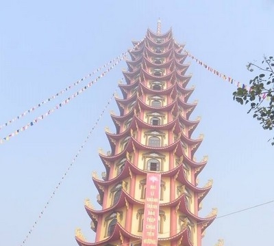 Nam Định: Khánh thánh Bảo tháp thờ Phật cao nhất cả nước