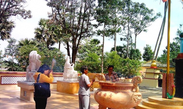 Sóc Trăng: Chùa Hải Phước An tổ chức lễ vía đức Phật A Di Đà