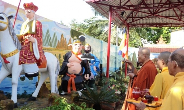 Khánh Hòa: Lễ An vị Khu Tâm linh Đường Tam Tạng đi thỉnh Kinh