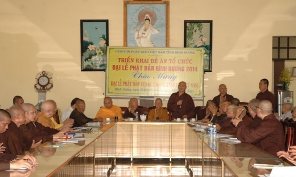 Bình Dương: Triển khai đề án tổ chức Đại lễ Phật đản PL.2558