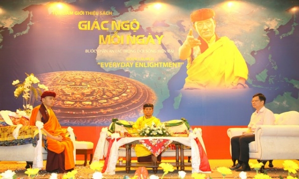 Tp.HCM: Giới thiệu sách 'Giác ngộ mỗi ngày' của đức Pháp Vương Gyalwang Drukpa
