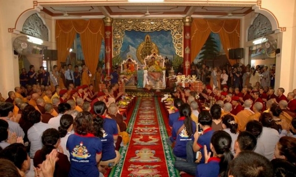 Tp.HCM: Đức Pháp Vương Gyalwang Drukpa chủ trì Pháp hội quán đỉnh tại Quan Âm tu viện
