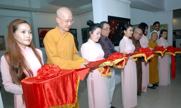 Tp.HCM: Khai mạc triển lãm mỹ thuật Phật giáo chào mừng Phật đản