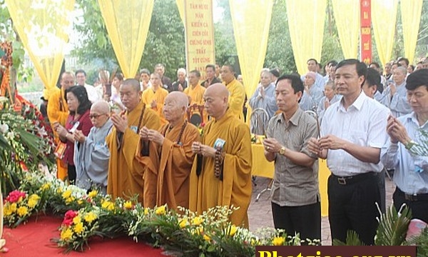 Thái Bình: Chùa Sùng Nghiêm tổ chức Đại lễ Phật đản PL.2558