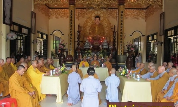 Khánh Hòa: Khóa lễ trì tụng kinh Lương Hoàng Sám và cầu an tại chùa Phước Thọ