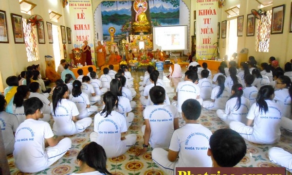 Đà Nẵng: Chùa Tam Bảo khai mạc khóa tu mùa hè cho thanh thiếu niên