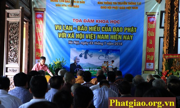 Hà Nội: Tọa đàm khoa học “Vu Lan báo hiếu với xã hội Việt Nam hiện nay'