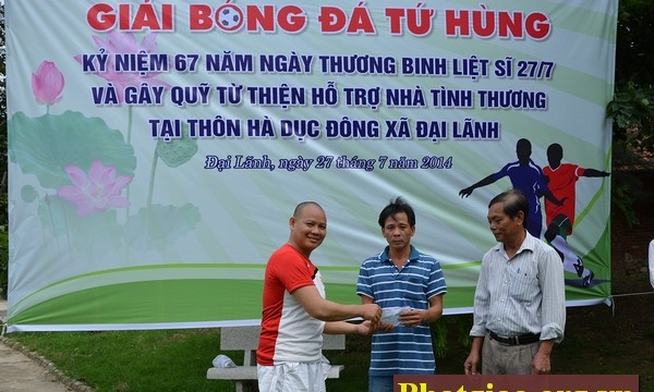 Quảng Nam: Giải Bóng đá gây quỹ Từ thiện nhân ngày TBLS 27.7