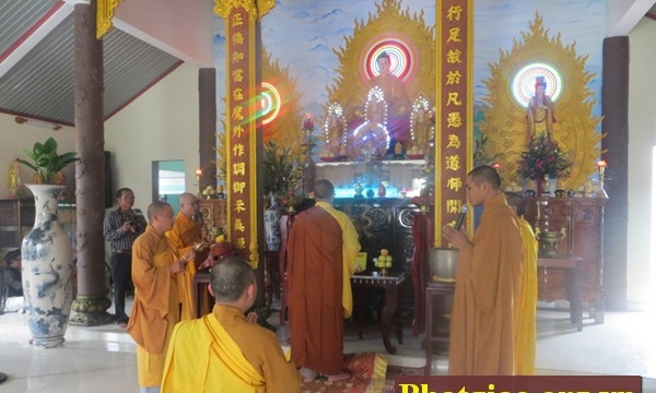 Quảng Nam: Chùa Pháp Nguyên tổ chức lễ an vị tượng Phật