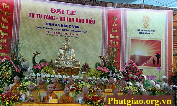 Khánh Hòa: Trang nghiêm Đại lễ Tự tứ Tăng - Vu Lan Báo hiếu 2014 