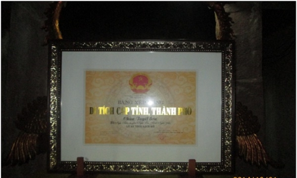 Nghệ An: Chùa Tuyết Sơn được công nhận là Di tích cấp tỉnh