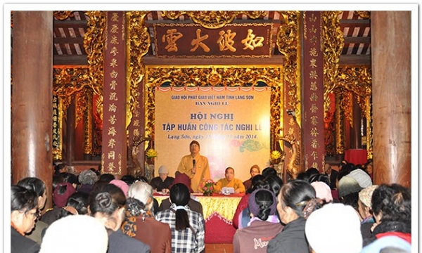 Lạng Sơn: Tập huấn công tác nghi lễ