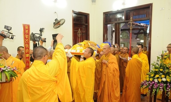 Quảng Nam: Lễ nhập kim quan Hòa thượng Thích Chí Đạo 
