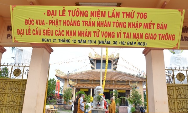 Bến Tre: Tưởng niệm 706 năm đức Vua - Phật hoàng Trần Nhân Tông nhập Niết Bàn