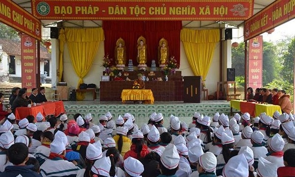 Thái Nguyên: Học phật pháp tại buổi học ngoại khóa ở chùa Hương Ấp
