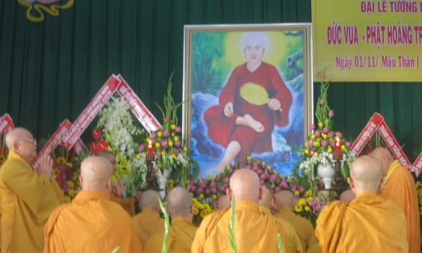 Tiền Giang: Tưởng niệm lần thứ 706 năm ngày đức Phật hoàng Trần Nhân Tông nhập Niết Bàn