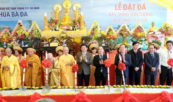 Đà Nẵng khởi công xây dựng tôn tượng Đức Phật A DI ĐÀ tại chùa Bà Đa