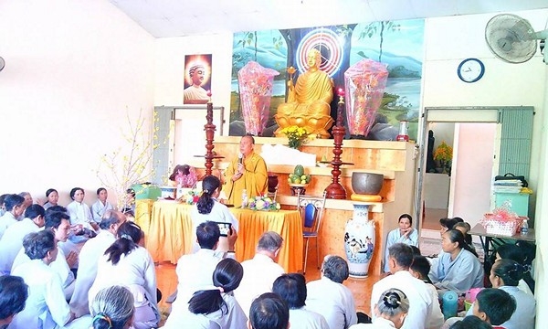 Sóc Trăng: Thiền viện Phật Châu tổ chức khóa tu cuối năm Giáp Ngọ