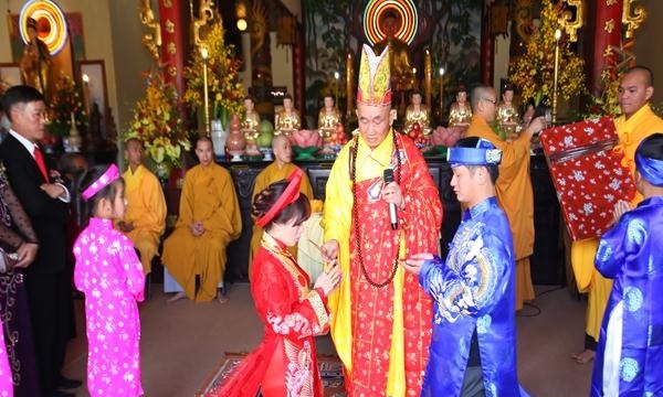 Tp.HCM, Lâm Đồng: Nhà chùa tổ chức lễ hằng thuận cho phật tử