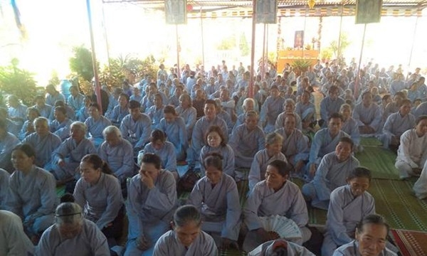 Quảng Nam: PG huyện Phú Ninh tổ chức khóa tu Một ngày an lạc