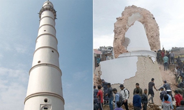 Những di tích bị động đất tàn phá ở Nepal